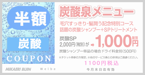 みかえりびじんクーポン